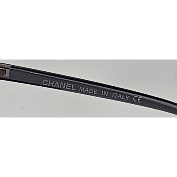 Chanel Sunglasses Black Gold Hardware CC Logo Made in Italy 65 23 146 Case Bd3 - Picture 9 of 16